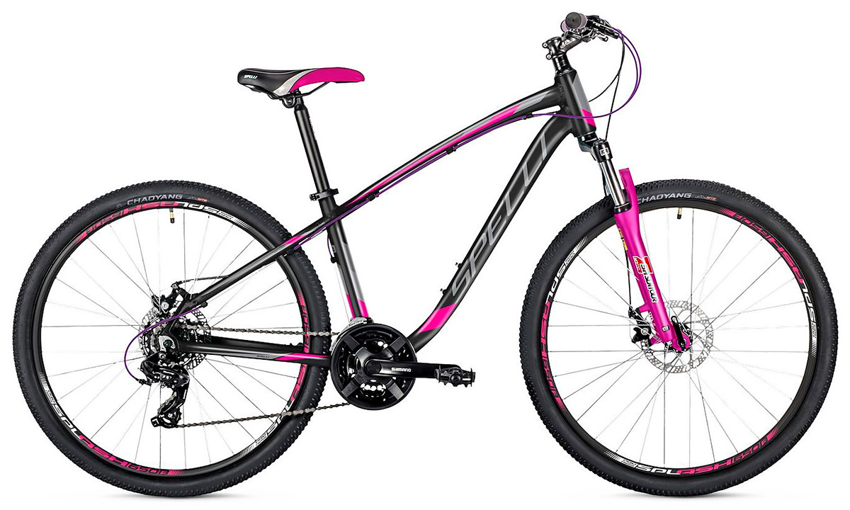 Фотографія Велосипед Spelli SX-3200 LADY 27,5" (2020) 2020 Чорно-рожевий 